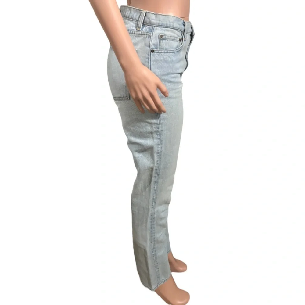 REFORMATION Women’s Julia High Cigarette Light Blue Jeans - Picture 3 of 16